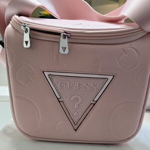GUESS Light Pink Embossed Crossbody Bag
